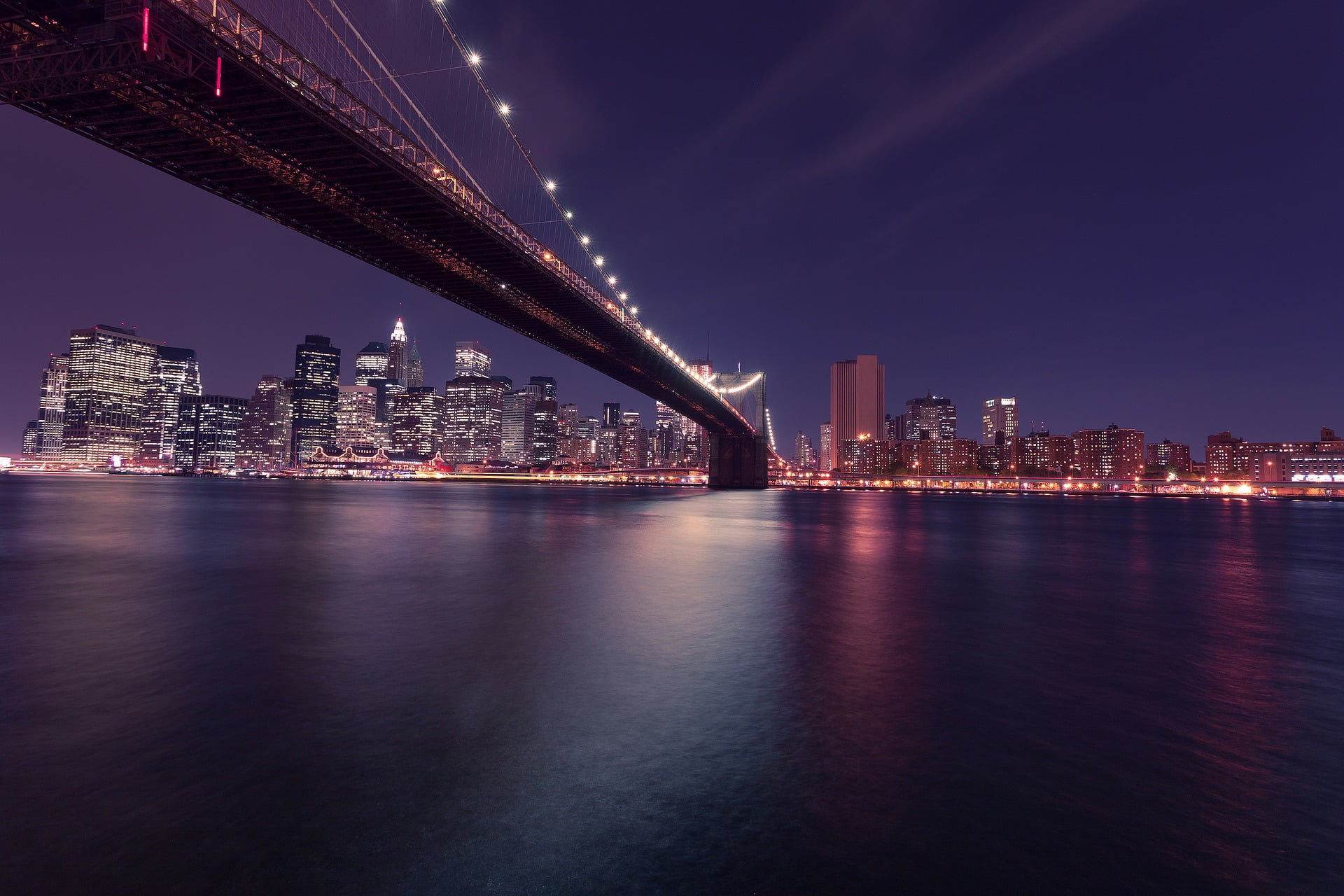 New York city technology skyline